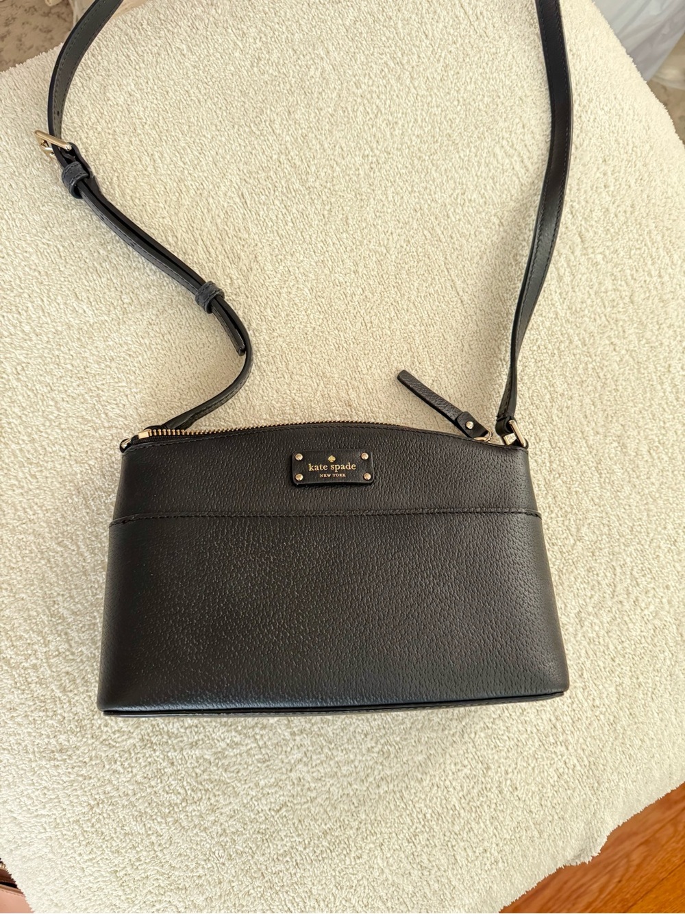 Kate Spade Black Leather Crossbody Bag